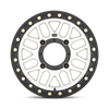 Set 4 KMC Powersports Ks235 Grenade Beadlock 15x10 4x137 Machined Wheels 15" 0mm