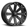 Set 4 MSA Offroad M20 Kore 14x7 4x110 Satin Black Wheels 14" -52mm Rims