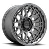 Set 4 KMC KM722 Technic 20x9 6x5.5 Anthracite Wheels 20" 18mm Rims