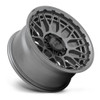 Set 4 KMC KM722 Technic 20x9 6x5.5 Anthracite Wheels 20" 18mm Rims