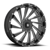 Set 4 MSA Offroad M46 Blade 18x7 4x110 Gloss Black Milled Wheels 18" 0mm Rims