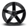 Set 4 20" DUB S216 Baller 20x9.5 5x5 30mm Wheels Gloss Black Truc Suv Rims
