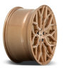 Set 4 19" Niche M263 Mazzanti 19x8.5 5x112 Bronze Brushed Wheels 25mm Rims