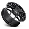 Set 4 DUB S208 Royalty 22x9.5 6x135 6x5.5 Gloss Black Wheels 22" 30mm Rims