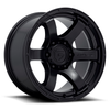 Set 4 Fuel D766 Rush 17x9 6x5.5 Satin Black Wheels 17" 1mm Rims
