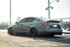 Set 4 Niche M255 Flash 20x10.5 5x112 Gloss Black Brushed Wheels 20" 27mm