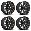 Set 4 20" Fuel D674 Blitz 20x9 8x180 Matte Black Double Dark Tint Wheels 1mm Rim Set 4 20" Fuel D674 Blitz 20x9 8x180 Matte Black Double Dark Tint Wheels 1mm Rim