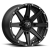 Set 4 MSA Offroad M33 Clutch 14x7 4x110 Satin Black Wheels 14" -47mm Rims