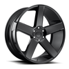 Set 4 DUB S216 Baller 20x9.5 6x5.5 Gloss Black 20" 30mm For Chevy GMC Jeep Rims