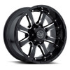 Black Rhino Sierra 20x10 8x6.5 Gloss Black W/ Milled Spokes Wheel 20" -23mm Rim