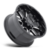 Black Rhino Sierra 20x10 8x6.5 Gloss Black W/ Milled Spokes Wheel 20" -23mm Rim