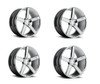 Set 4 Niche M132 Milan 19x8.5 5x4.5 Chrome Plated Wheels 19" 35mm Rims