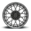 Set 4 20" KMC KM722 Technic 20x9 6x135 Anthracite Wheels 18mm Truck Suv Rims