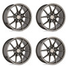 Set 4 TSW Neptune 19x8.5 5x112 Matte Bronze Wheels 19" 32mm Rims