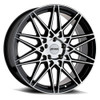 Set 4 Petrol P3C 18x8 5x112 Gloss Black W/ Machined Face Wheels 18" 40mm Rims