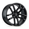 Set 4 Performance Replicas PR208 20x10 5x120 Satin Black Wheels 20" 35mm Rims