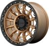 Set 4 KMC KM547 Carnage 17x9 6x5.5 Matte Bronze With Black Lip Wheels 17" -12mm