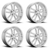 Set 4 US Mag U131 Bullet 24x9 5x4.75 Chrome Wheels 24" 1mm Rims