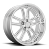Set 4 US Mag U131 Bullet 24x9 5x4.75 Chrome Wheels 24" 1mm Rims