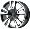 Set 4 Performance Replicas PR188 22x9 6x5.5 Gloss Black Machined Wheels 22" 27mm