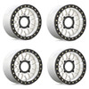 Set 4 KMC Powersports Ks235 Grenade Beadlock 15x10 4x156 Machined Wheels 15" 0mm