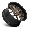 Set 4 20" Niche M227 Vice 20x9 5x115 18mm Bronze Black Bead Ring Wheels Rims