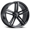 OHM Lightning 20x10 5x4.5 Gloss Black Wheel 20" 40mm Rim