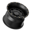 Set 4 KMC Powersports KS135 Grenade 14x10 4x156 Satin Black Wheels 14" 0mm Rims