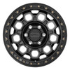 Set 4 KMC KM545 Trek 17x8 5x4.5 Satin Black Wheels 17" 35mm Rims