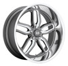 Set 4 US Mag U129 Cten 20x10 5x5 Matte Gunmetal Milled Wheels 20" 1mm Rims
