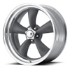 Set 4 American Racing Vintage VN215 Classic Torq Thrust II 20x8 5x5.5 Gray Wheels 20"