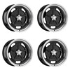 Set 4 American Racing Vintage VN511 Salt Flat 22x8.5 5x4.75 Black Wheels 22" 0mm