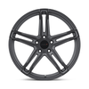 TSW Mechanica 20x10 5x4.5 Matte Gunmetal W/ Matte Black Face Wheel 20" 40mm Rim