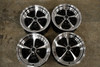Set 4 American Racing Vintage VN501 500 Mono Cast 15x8 5x4.5 0mm Black Machine