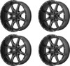 Set 4 Moto Metal MO970 20x10 6x135 6x5.5 Semi Black Milled Wheels 20" -18mm