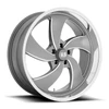 Set 4 US Mag U133 Desperado 24x10 5x4.75 Anthracite Milled Milled 24" Wheels 5mm