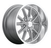 Set 4 US Mag U111 Rambler 20x10.5 5x5 Matte Gunmetal Machined Wheels 20" 20mm
