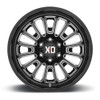 Set 4 XD XD864 Rover 20x10 5x5.5 Gloss Black Milled Wheels 20" -18mm Rims