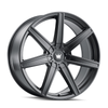 Set 4 22" Mazzi Laguna 22x9.5 Matte Black 5x115 5x120 Wheels 18mm Car Suv Rims