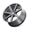 Set 4 22" Mazzi Laguna 22x9.5 Matte Black 5x115 5x120 Wheels 18mm Car Suv Rims