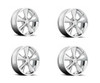 Set 4 18" Boyd Coddington BC1C Junkyard Dog  18x7 Wheels 5x4.5 +00mm