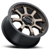 17" Ultra 219BZ Nemesis 17x8 5x4.5 Dark Satin Bronze Wheel 35mm Truck Rim