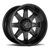 15" Ultra 229SB Menace 15x8 6x5.5 Satin Black Satin Clear-Coat Wheel -19mm Rim