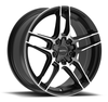 16" Motiv 434MB Matic 16x7.5 5x100/4.5 Gloss Black Machined Face Wheel 40mm Rim