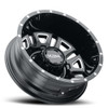 16" Ultra 003RBM Hunter Dually 16x6 6x180 Gloss Black Milled Accents -130mm Rim 16" Ultra 003RBM Hunter Dually 16x6 6x180 Gloss Black Milled Accents -130mm Rim