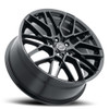17" Platinum 459BK Retribution 17X8 5x100 Gloss Black w/ Clear-Coat Wheel 35mm