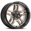 17" Ultra 258BZ Prowler Truck 17x9 5x5 Dark Satin Bronze Wheel 12mm For Jeep Rim