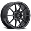 Set 4 15" Advanti Racing 79B Storm S1  15x7 Matte Black Wheels 4x100 +35mm