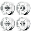 Set 4 American Racing AR172 Baja 15x10 5x5 Polished Wheels 15" -43mm Classic Rim