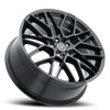 20" Platinum 459BK Retribution 20X8.5 5x4.5 Gloss Black with Clear-Coat 40mm Rim